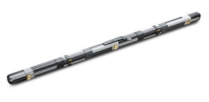 Flickwerk Lederkoffer Schwarz Grau dünn gross ganz