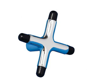 Kreuz Chrom Silber mit Toes