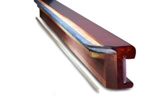 Mahagoni Banden ohne Tuch