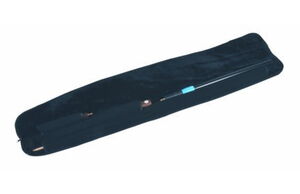 Schwarze Full-Zip Tasche für 3/4 geteilte Queues