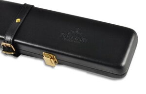 Lederkoffer Schwarz nah zu