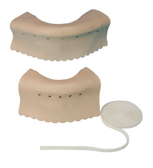 Taschen Leder Set extra breit gebogen