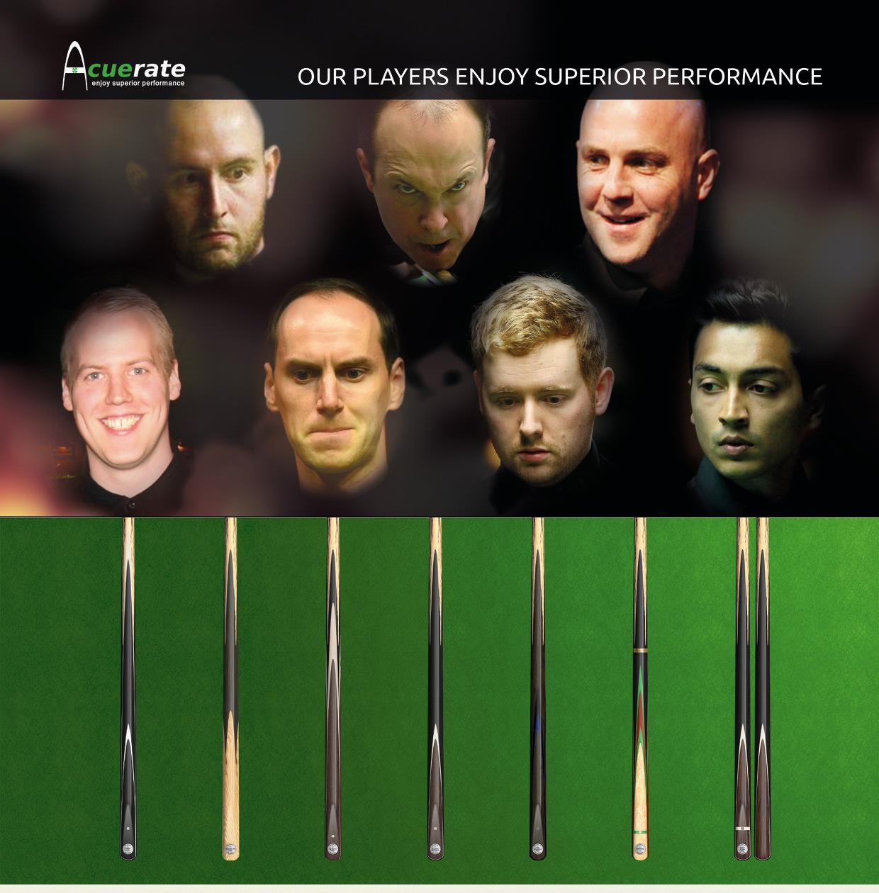 Top Professionals with their own Acuerate Cue Model